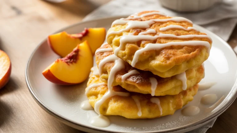 fresh peach fritters recipe