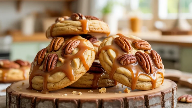 Caramel Pecan Cookies Recipe