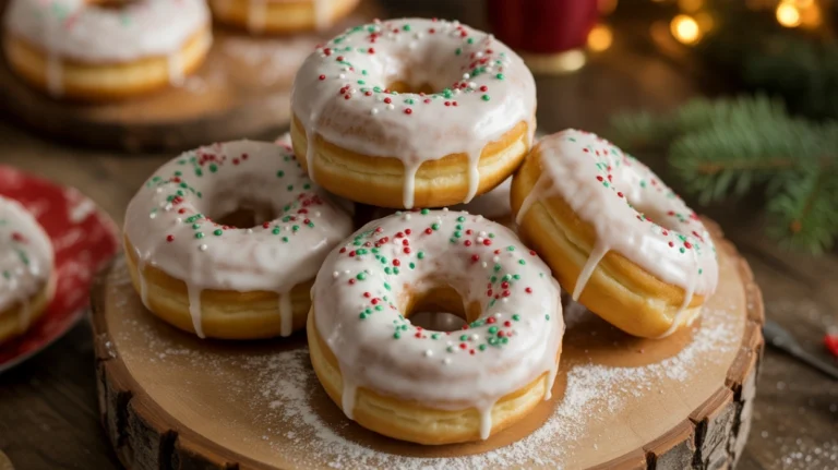 Christmas Noel Donuts Recipe