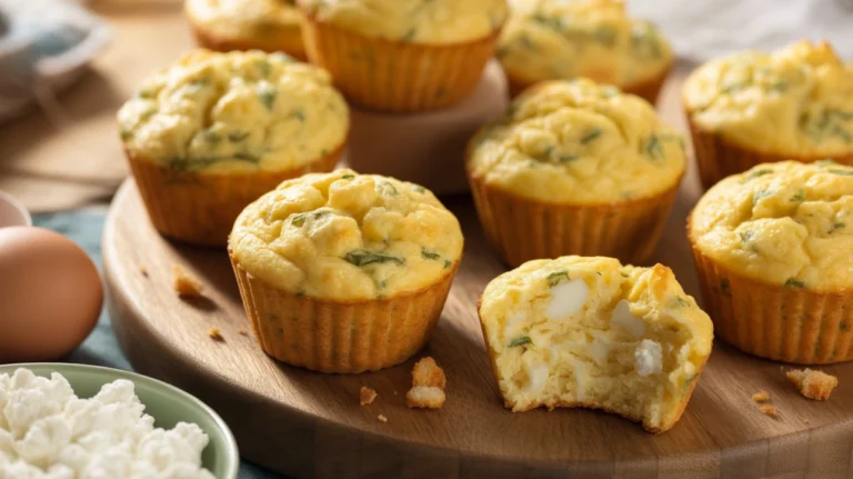 Savory Cottage Cheese Breakfast Muffins Recipe
