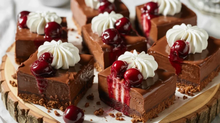 Black Forest Cheesecake Delight Bars